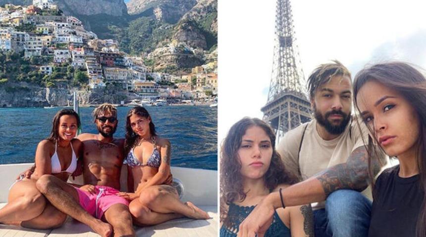 'Üçlü ilişki' sosyal medyaya damga vurdu!