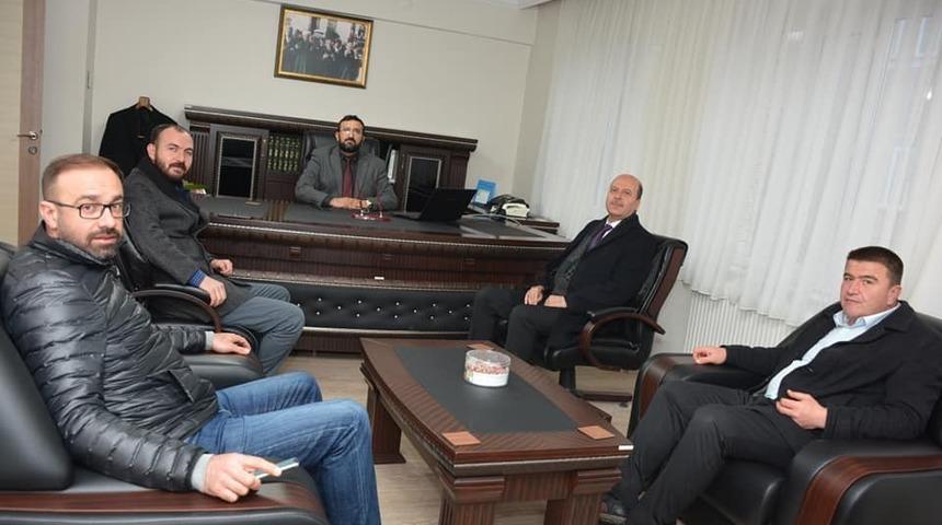 Şuhut İl&ccedil;e M&uuml;ft&uuml;l&uuml;ğ&uuml;ne atanan İsa Ada&rsquo;ya hayırlı olsun ziyareti