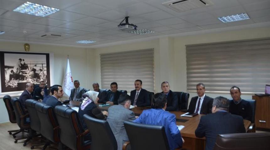 Tarım ve Orman M&uuml;d&uuml;rl&uuml;ğ&uuml;nden değerlendirme toplantısı