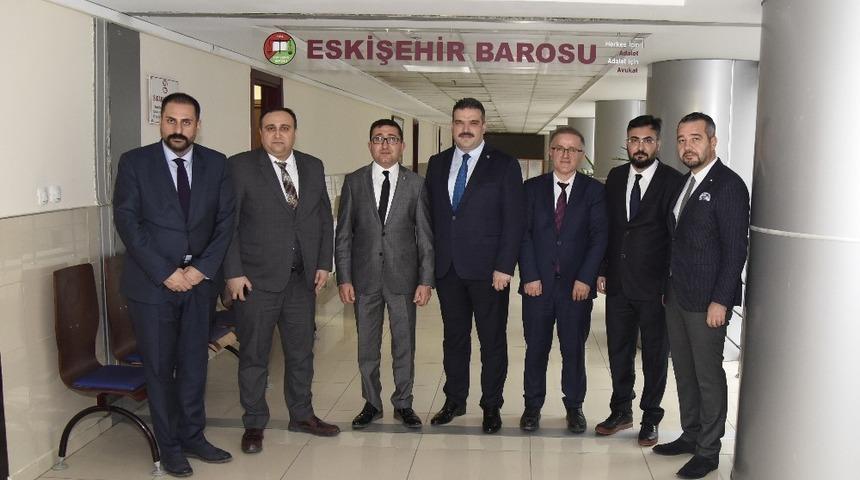 Rektör Çomaklı’dan Eskişehir Baro Başkanı Av. Mustafa Elagöz’e ziyaret