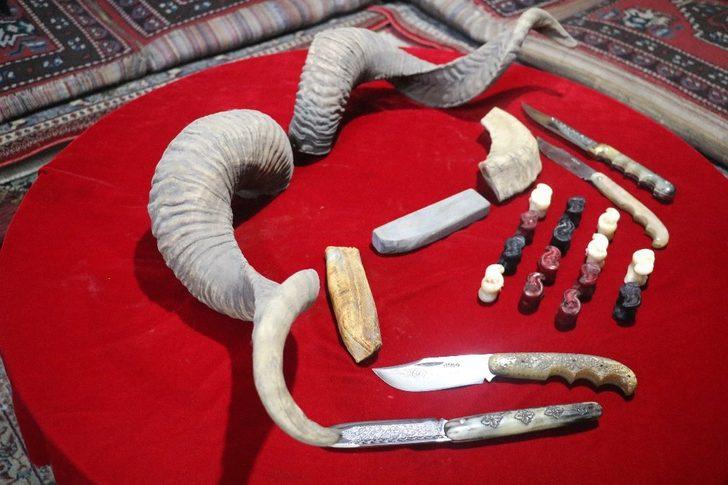 Kasaplardan toplanan boynuzlar, bıçak sapına dönüşüyor G5