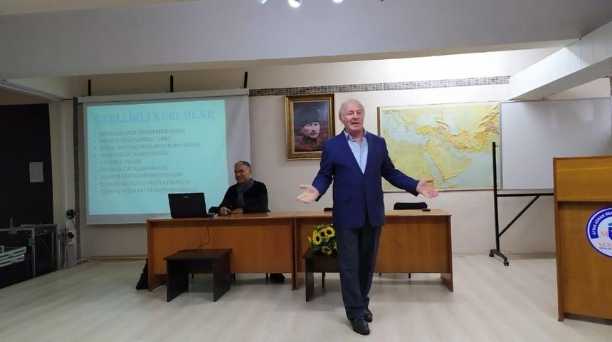 AD&Uuml; Yenipazar MYO&rsquo;da &lsquo;Sigortacılıkta Acentecilik&rsquo; konferansı d&uuml;zenlendi