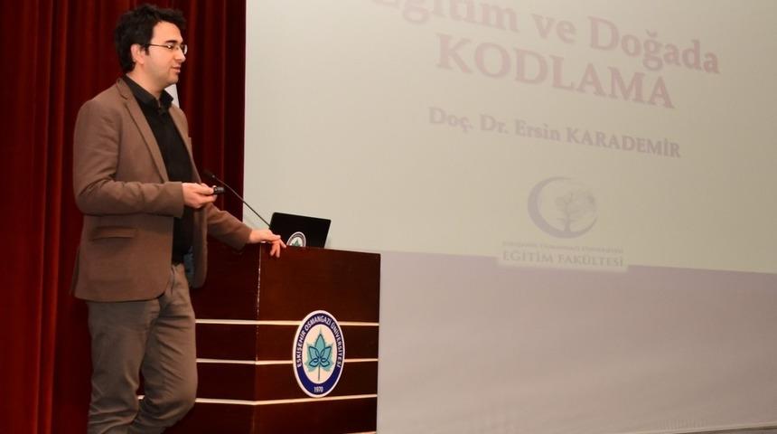 ESOG&Uuml;&rsquo;de 500 lise &ouml;ğrencisinin katılımıyla &ldquo;Eğitimde Disiplinlerarası Kodlama&rdquo; s&ouml;yleşisi