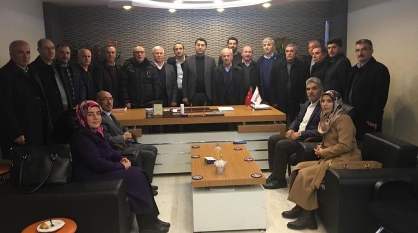 Ak&ccedil;adağ&rsquo;dan Boyraz&rsquo;a hayırlı olsun ziyareti