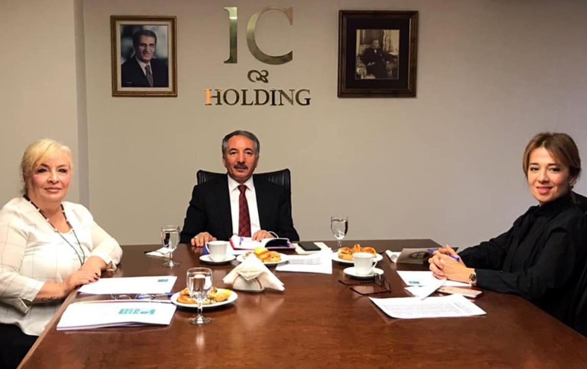 Aİ&Ccedil;&Uuml; Rekt&ouml;r&uuml; Prof. Dr. Karabulut, IC Vakfı y&ouml;neticileri ile bir araya geldi