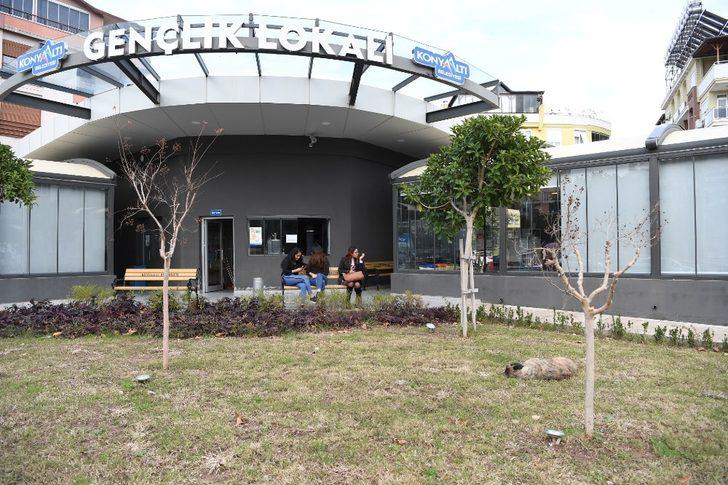 Konyaaltı Belediyesi Gençlik Lokaline yoğun ilgi G2