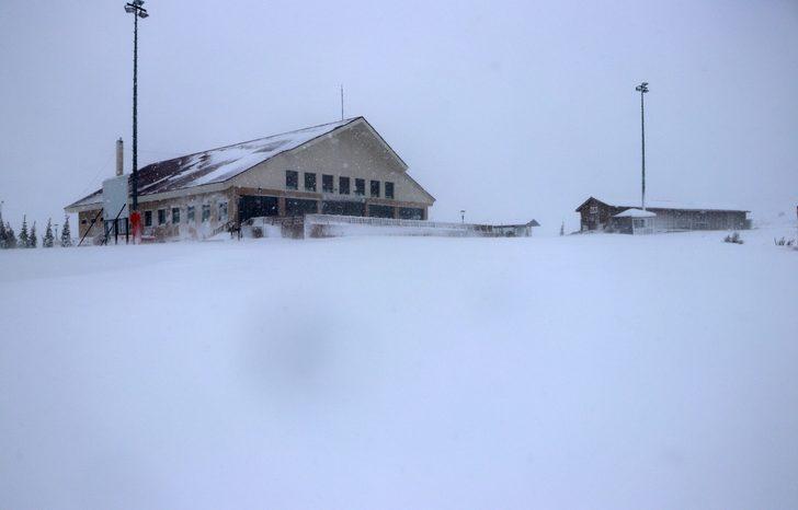 50 santimetreye ulaştı! Kayak merkezinde mest eden görüntü G4