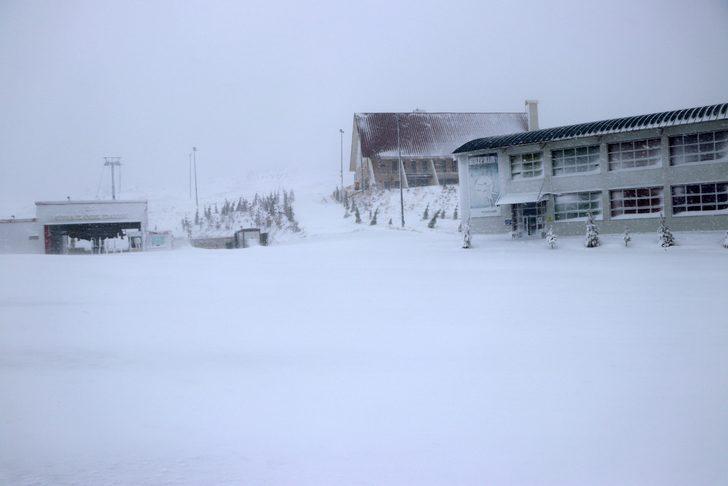 50 santimetreye ulaştı! Kayak merkezinde mest eden görüntü G5