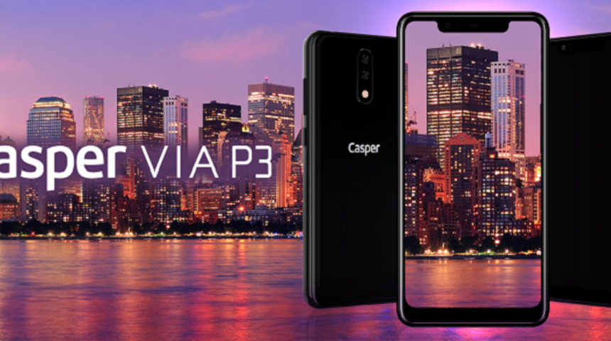 Casper'ın yeni akıllı telefonu VIA P3 satışa &ccedil;ıktı