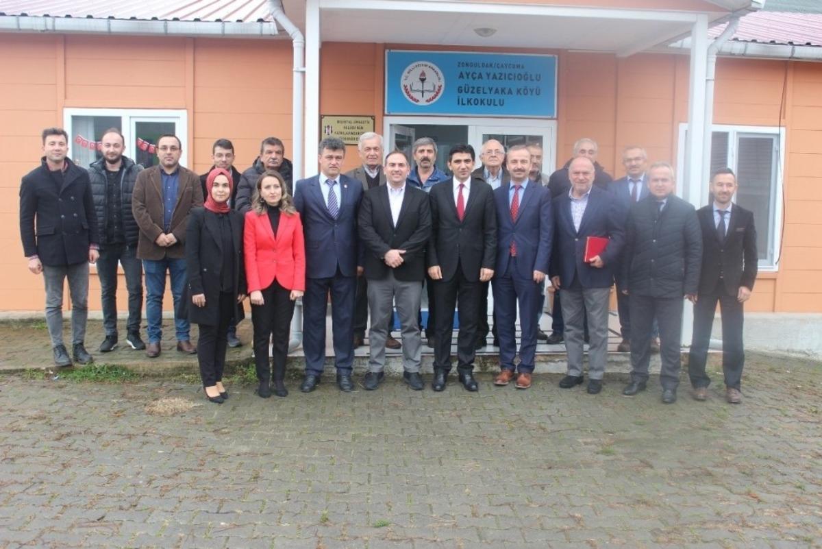 Ay&ccedil;a Yazıcıoğlu G&uuml;zelyaka İlkokulu&rsquo;nda Z-k&uuml;t&uuml;phane a&ccedil;ılışı yapıldı