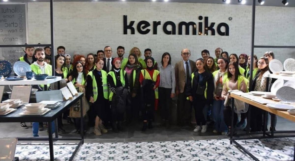 DP&Uuml; G&uuml;zel Sanatlar Fak&uuml;ltesi&rsquo;nden Seramik Fabrikası&rsquo;na teknik gezi