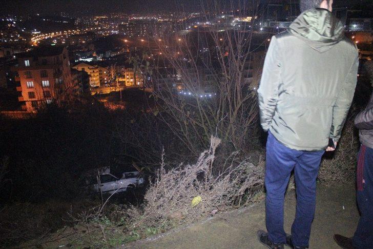 Yoldan çıkan otomobil 20 metreden şarampole yuvarlandı! G3