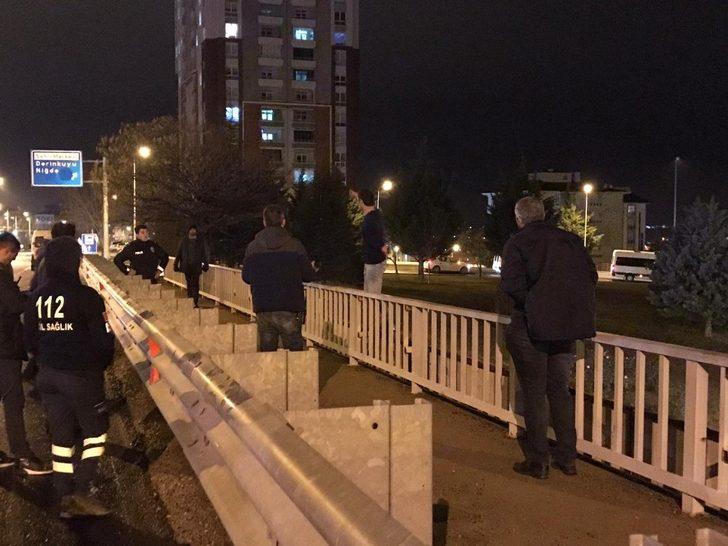 Bekçiler son anda fark etti! Önce ikna edildi ardından hastaneye kaldırıldı! G1