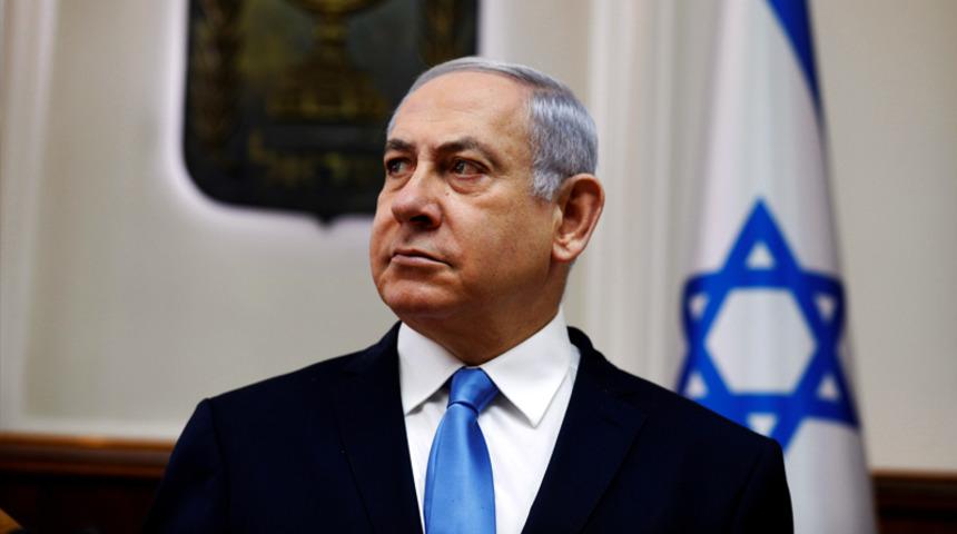 Netanyahu roket sirenleri nedeniyle mitingine ara verdi