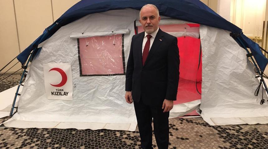 Kızılay, İdlib'ten g&ouml;&ccedil;enler i&ccedil;in Suriye i&ccedil;inde &ccedil;adır kentler kuracak