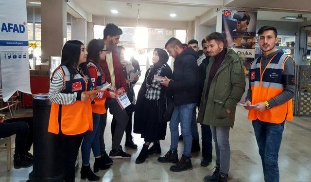 Bayburt’ta vatandaşlar afet konusunda bilgilendirildi