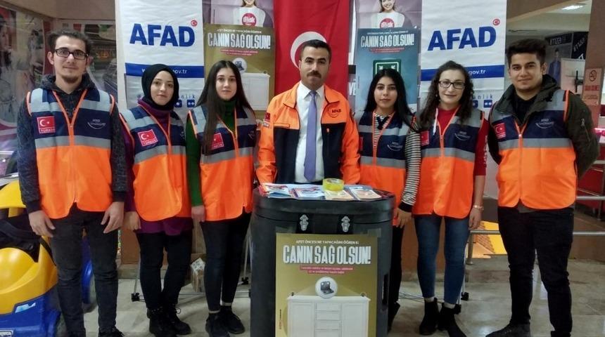 Bayburt’ta vatandaşlar afet konusunda bilgilendirildi