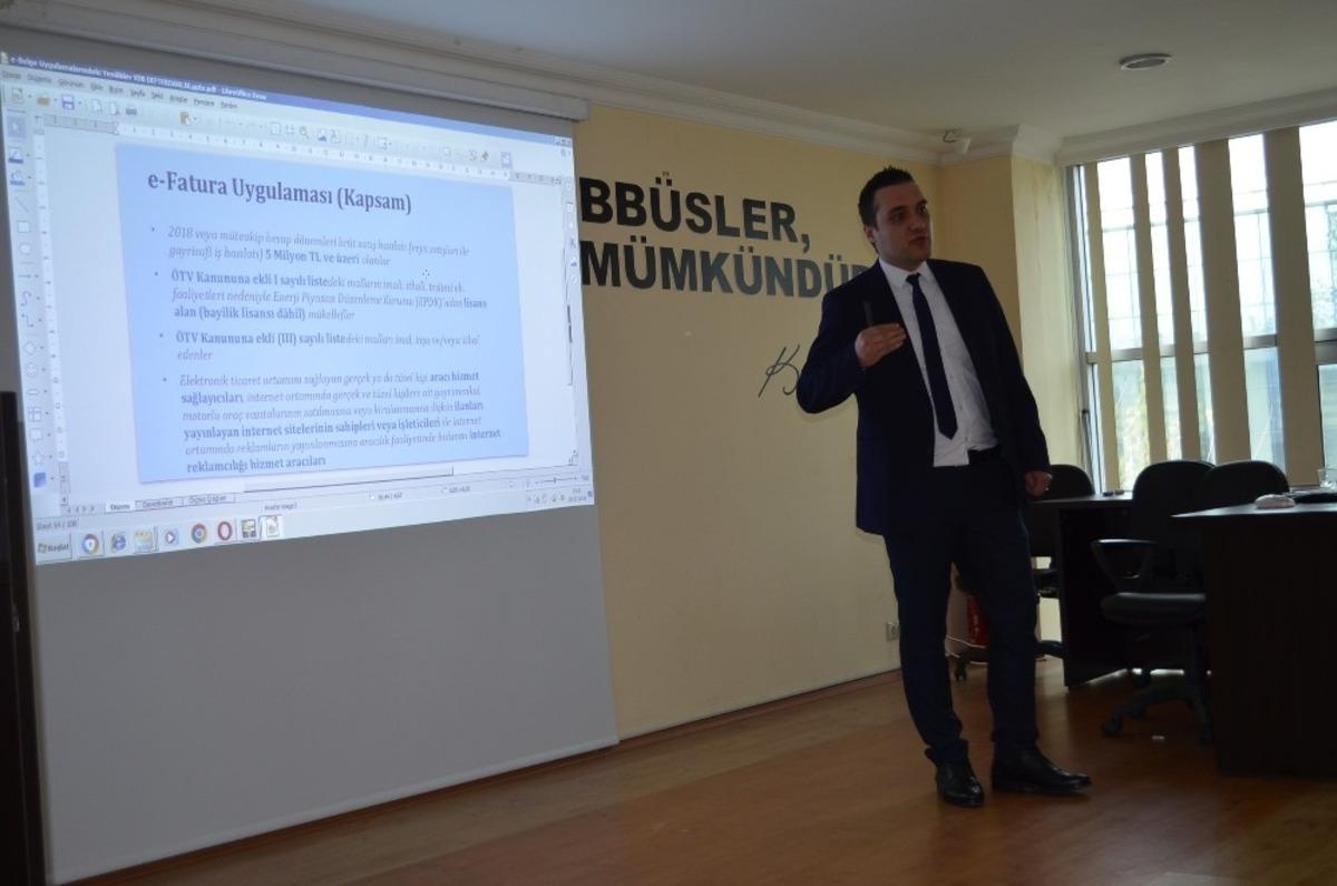 Didim esnafına elektronik belgeleme eğitimi