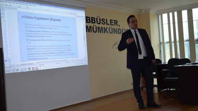 Didim esnafına elektronik belgeleme eğitimi