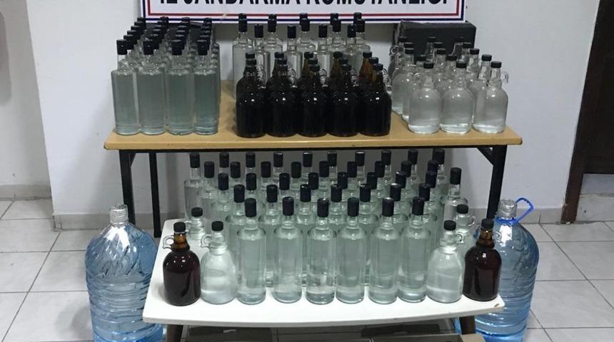 Malatya’da 230 litre sahte içki ele geçirildi