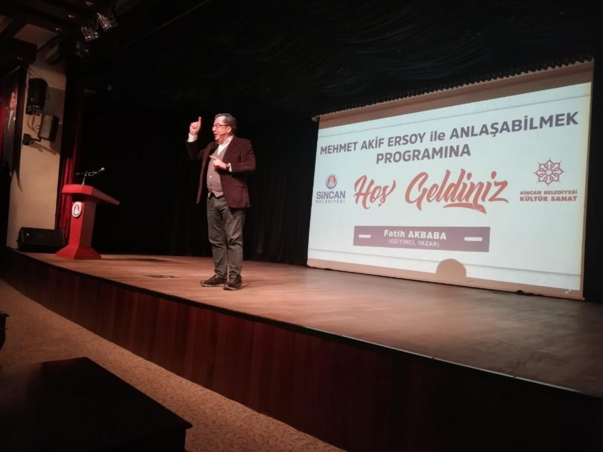 İstiklal Şairi Mehmet Akif Ersoy Sincan&rsquo;da anıldı