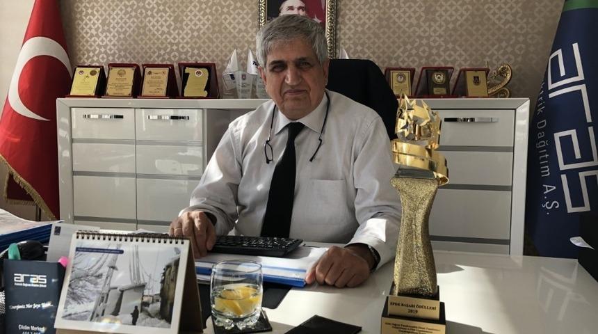 Aras EDAŞ Genel M&uuml;d&uuml;r&uuml; Akbaş&rsquo;a Bakanlık başarı &ouml;d&uuml;l&uuml; verildi