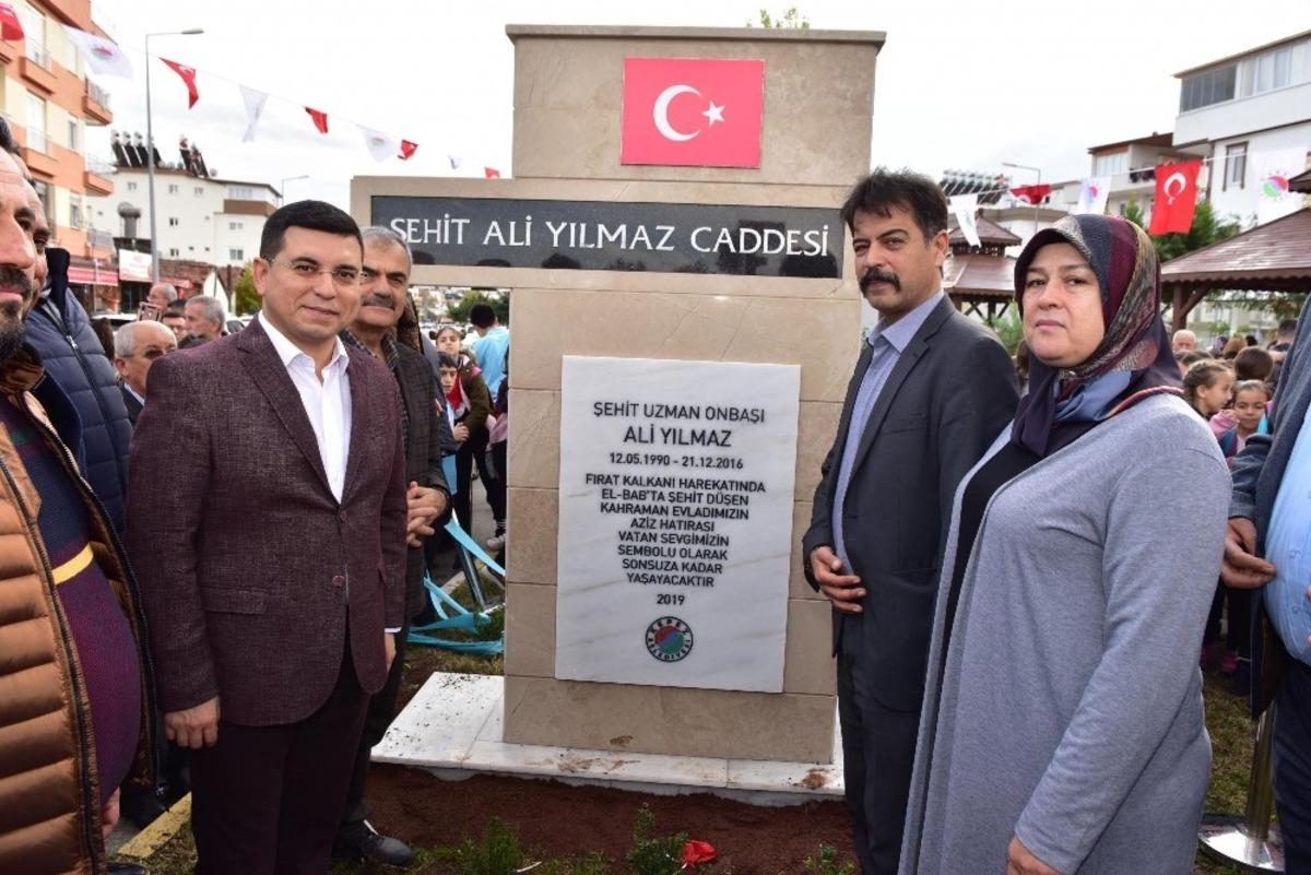 Şehit Ali Yılmaz Caddesi a&ccedil;ıldı