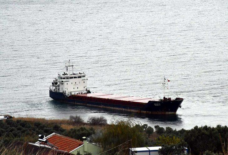 Şarköy'de kuru yük gemisi karaya oturdu! Kaptan yardım istemedi G2