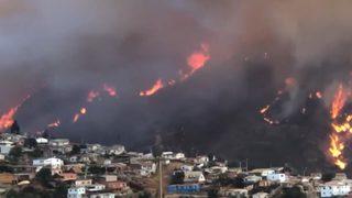 Şili’de yanan ev sayısı 245'e yükseldi!