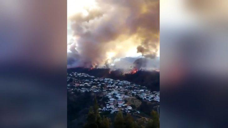 Şili’de yanan ev sayısı 245'e yükseldi! G5