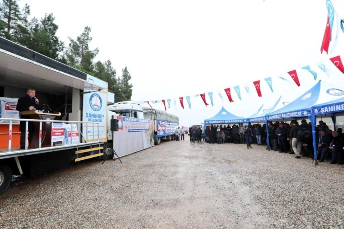Şahinbey Belediyesinden hayvan yetiştiricilerine 7 bin  ton yem desteği