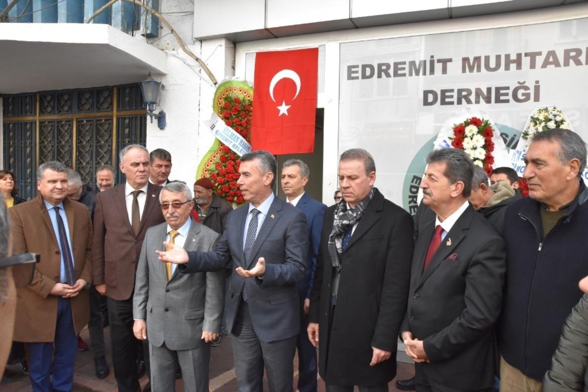 Muhtarlar Derneği Edremit&rsquo;te a&ccedil;ıldı
