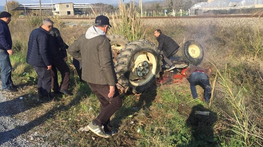 Ağır yaralanan traktör sürücüsü kurtarılmadı