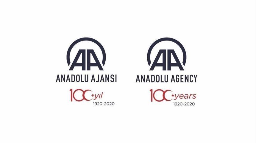 Anadolu Ajansı 100. yılına &ouml;zel logo tasarladı