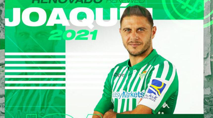 Joaquin Sanchez, Real Betis ile sözleşmesini bir yıl uzattı