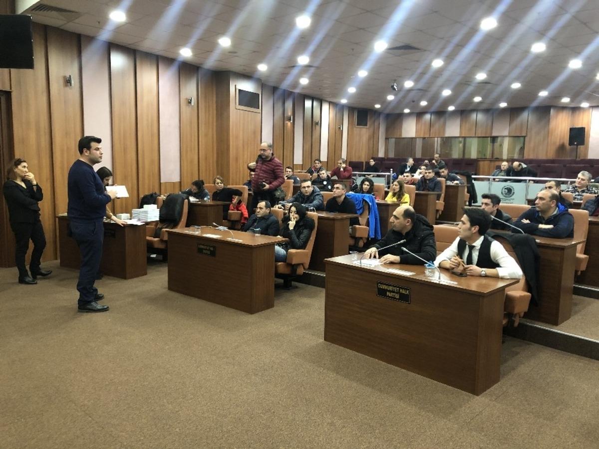 Kartal Belediyesi &ouml;zel g&uuml;venlik personeline &ouml;fke kontrol&uuml; eğitimi verdi