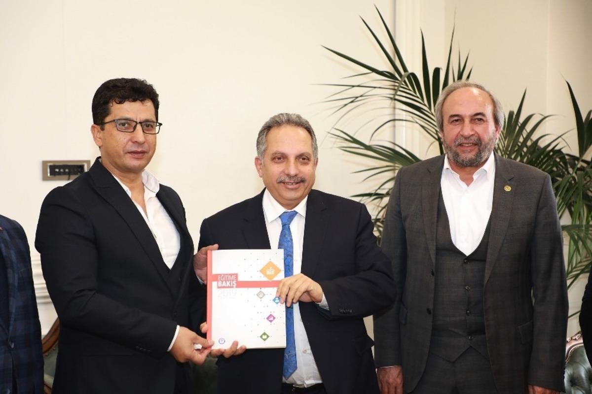 Eğitim-Bir-Sen&rsquo;den Başkan Yal&ccedil;ın&rsquo;a ziyaret