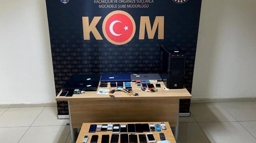 Nevşehir&rsquo;de ka&ccedil;ak cep telefonu operasyonu d&uuml;zenlendi