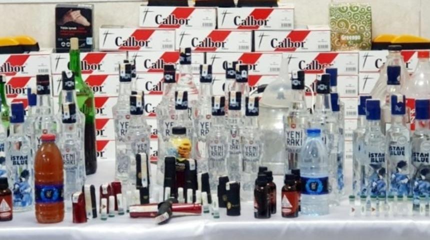 Burhaniye’de jandarmadan sahte içki operasyonu