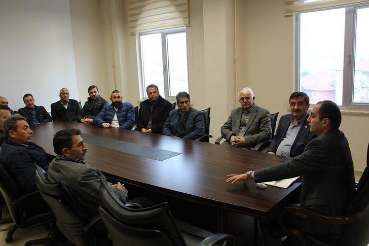 Kaymakam, muhtarlarla 1 yılı değerlendirdi G3