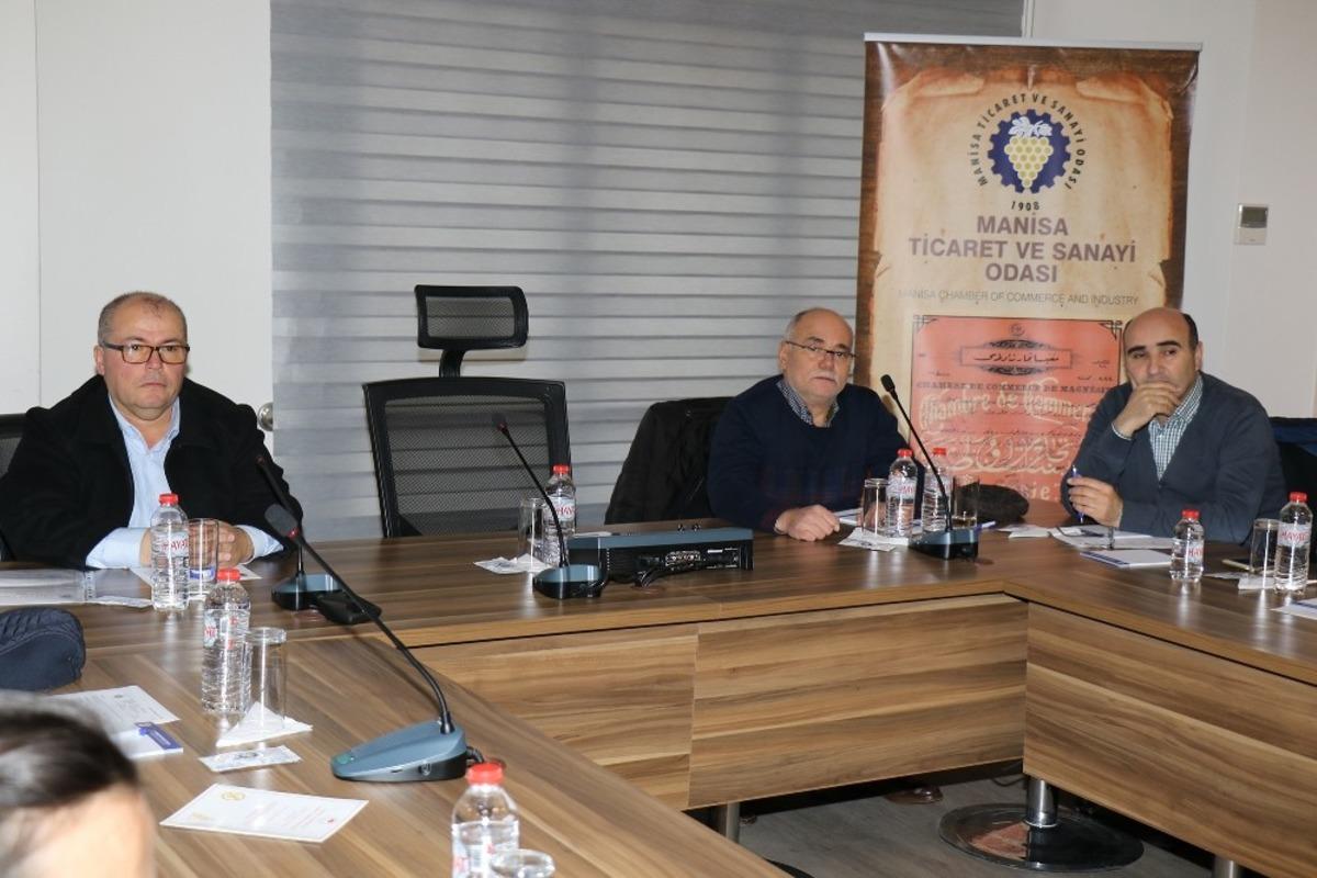 Manisa TSO&rsquo;da &lsquo;Etiket Y&ouml;netmeliği Değişikliği Bilgilendirme Toplantısı&rsquo; d&uuml;zenlendi