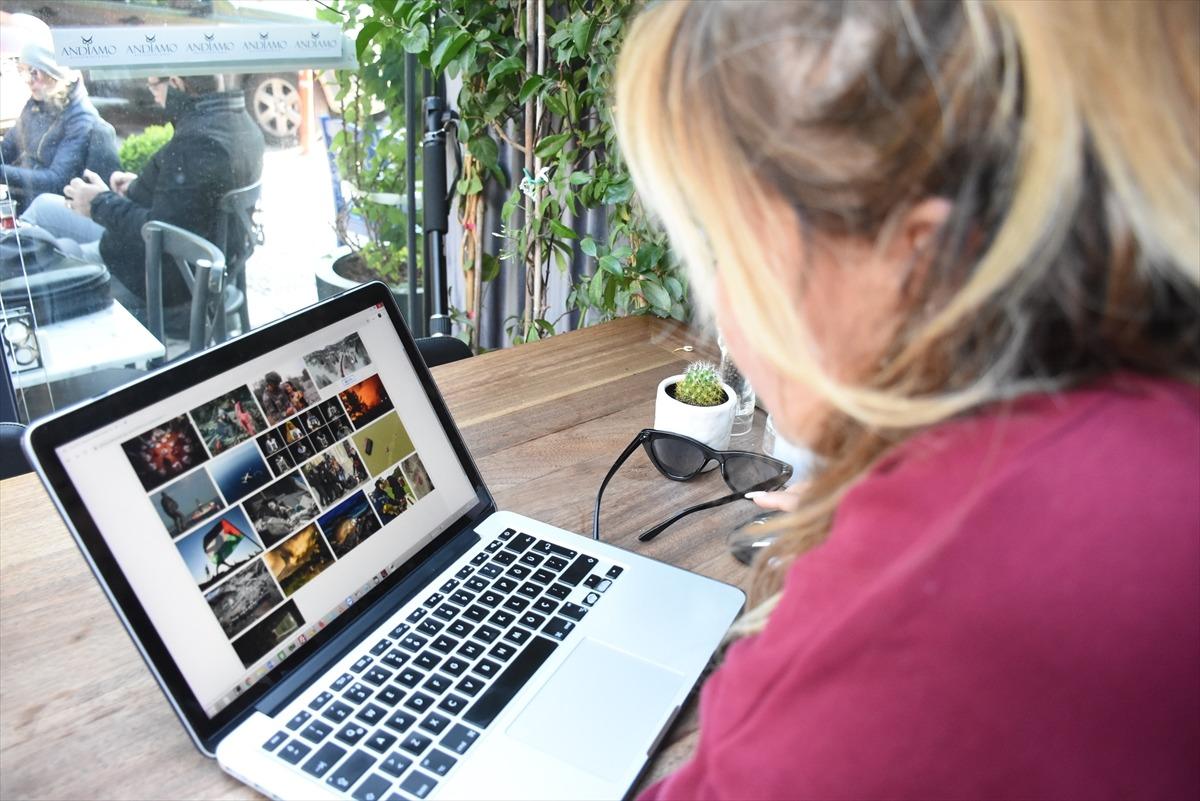 Sanat&ccedil;ı Yonca Evcimik, AA'nın "Yılın Fotoğrafları" oylamasına katıldı