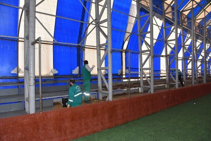 Kuruçeşme Spor Tesislerinde hummalı çalışma G3