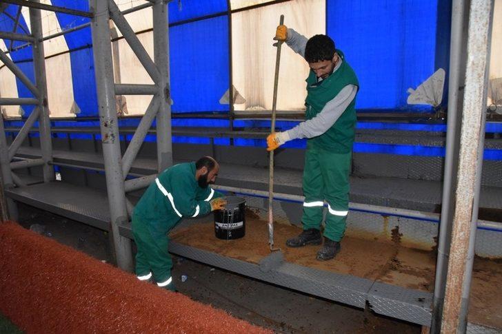 Kuruçeşme Spor Tesislerinde hummalı çalışma G4