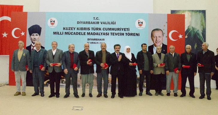 Diyarbakır'da 170 Kıbrıs gazisine madalya ve berat G5