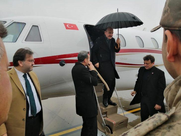 Elazığ'daki depremler sonrası İçişleri Bakanı Süleyman Soylu bölgeye gitti G1