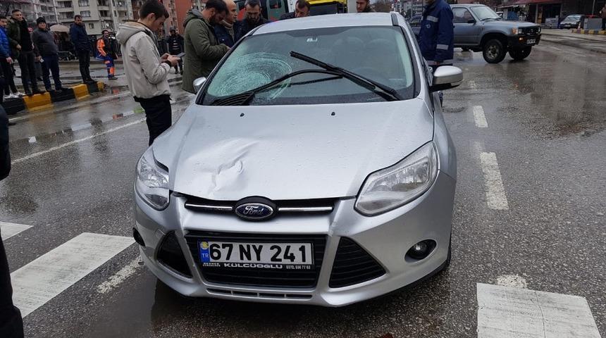 Devrek&rsquo;te trafik kazası: 1 yaralı