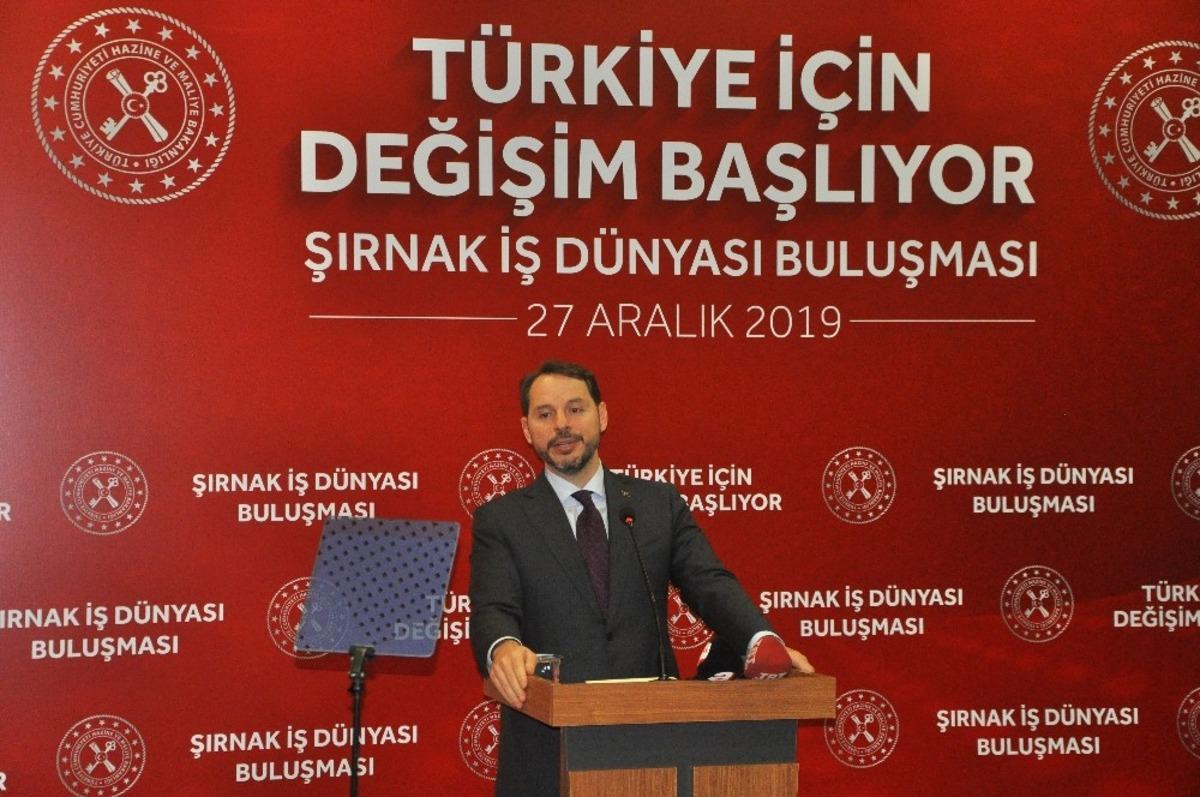 Bakan Albayrak m&uuml;jdeyi Şırnak&rsquo;tan verdi