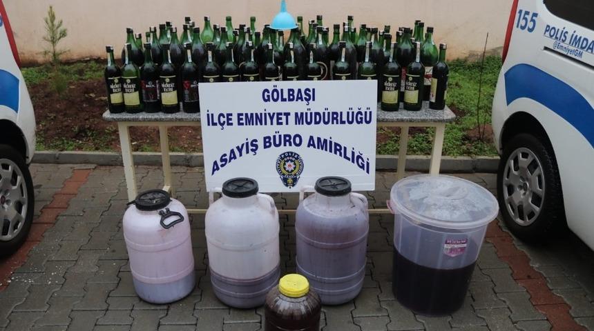 Ahırda ka&ccedil;ak i&ccedil;ki operasyonu