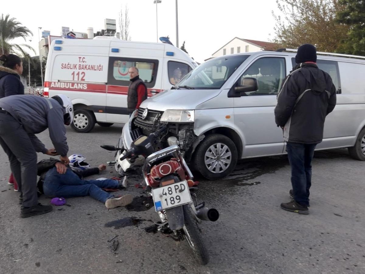 Fethiye&rsquo;de trafik kazası; 1 yaralı